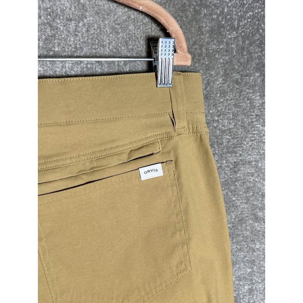 Orvis Tech Cargo Pants Mens Size 34x30 Nylon Stretch Pockets Water Repellent - Picture 8 of 12